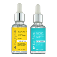 Dr. Eve_Ryouth 'Hyaluronic Acid Squalane Hydro Boost + Triple Elasticity Ashwaga' Face Serum - 30 ml, 2 Pieces