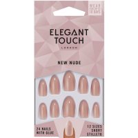 Elegant Touch 'Core Colour' Fake Nails - Blush Suede 24 Pieces