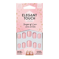 Elegant Touch 'Luxe Looks' - Love Letters, Faux Ongles 24 Pièces