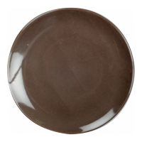 Aulica Brown Dinner Plate