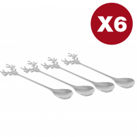 Aulica Silver Deer Spoons - Set Of 6