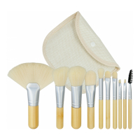 Mimo 'Bamboo' Make-up Brush Set - 10 Pieces