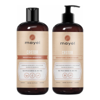 Mayél Shampoing & Après-shampoing 'Duo Ricin' - 500 ml, 2 Pièces
