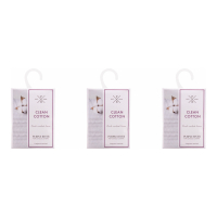 Purple River Set de sachets parfumés 'Fresh Cotton' - 3 Pièces