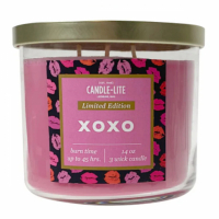 Candle-Lite Bougie 3 mèches 'XOXO' - 396 g