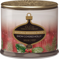 Candle-Lite Bougie parfumée 'Snow Covered Holly' - 396 g