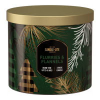 Candle-Lite Bougie 3 mèches 'Flurries & Flannels' - 396 g