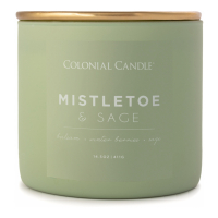 Colonial Candle Bougie 3 mèches 'Mistletoe & Sage' - 411 g