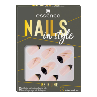 Essence 'Nails In Style' Fake Nails - 12 Be In Line 12 Pieces