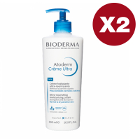 Bioderma 'Atoderm Ultra' Moisturizing Cream - 500 ml, 2 Pieces