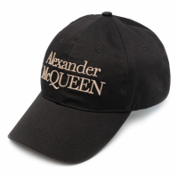Alexander McQueen Men's 'Embroidered-Logo' Baseball Cap