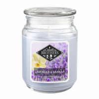 Candle Brothers 'Lavender & Vanilla' Duftende Kerze - 510 g