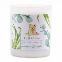 Ted&Friends 'Lemongrass & Eucalypthus' Duftende Kerze - 220 g