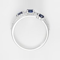 Atelier du diamant 'Trio De Saphir' Ring für Damen
