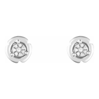 Diamond & Co Boucles d'oreilles 'Round & Round' pour Femmes