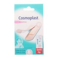 Cosmoplast 'Sensitive Quick-Zip' Band-aid - 20 Pieces