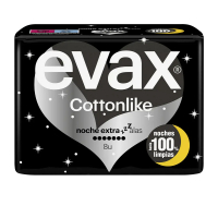 Evax 'Cottonlike' Nachtpads - Extra 8 Stücke