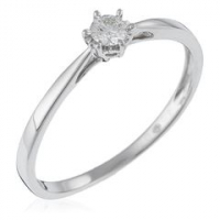Comptoir du Diamant Women's 'Solitaire Envoûtant' Ring