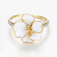 Comptoir du Diamant Women's 'Orchidée' Ring
