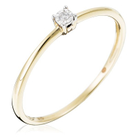 Comptoir du Diamant Women's 'Solitaire Pure' Ring