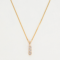 Comptoir du Diamant 'Mini Trilogy' Halskette mit Anhänger für Damen