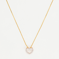 Comptoir du Diamant Women's 'Joli Coeur Pm' Pendant with chain