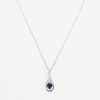 Comptoir du Diamant 'Blue Tear' Halskette mit Anhänger für Damen