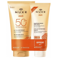 Nuxe 'Lait fondant SPF50 + Shampoing douche Après-Soleil' Suncare Set - 2 Pieces