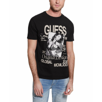 Guess T-shirt 'Poster Girl Collage' pour Hommes