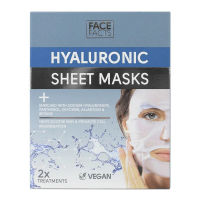 Face Facts 'Hyaluronic' Sheet Mask - 20 ml, 2 Pieces