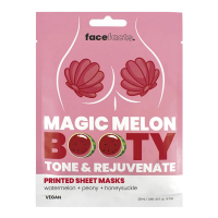 Face Facts Masque en feuille 'Magic Melon Booty Tone & Rejuvenate' - 25 ml