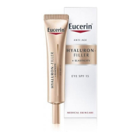 Eucerin Crème contour des yeux 'Hyaluron-Filler + Elasticity SPF15' - 15 ml