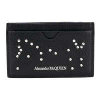 Alexander McQueen Men's 'Crystal Embellished' Card Holder