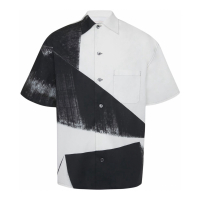 Alexander McQueen Men's 'Abstract' Short sleeve shirt