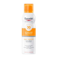 Eucerin Crème solaire pour le corps 'Sensitive Protect Spray Transparent Dry Touch SPF30' - 200 ml