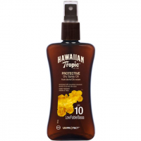 Hawaiian Tropic 'Coconut & Papaya SPF10' Trockenes Ölspray - 200 ml