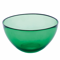 Evviva Glass Salad Bowl Ø 30 cm - Green