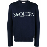 Alexander McQueen Pull 'Logo-Embroidered' pour Hommes