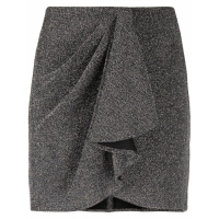 Isabel Marant Etoile Mini Jupe 'Draped Metallic' pour Femmes