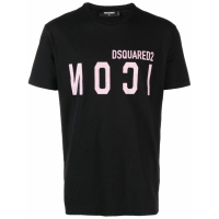 Dsquared2 T-shirt 'Mirrored Logo' pour Hommes