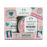 The Body Shop 'Bloom & Glow British Rose' Körperpflegeset - 2 Stücke