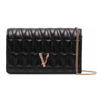 Versace Women's 'Virtus Quilted' Clutch Bag