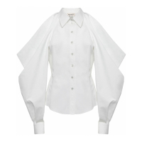 Alexander McQueen 'Slashed Drape' Hemd für Damen