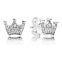 Pandora Women's 'Crown Stud' Earrings