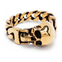 Alexander McQueen 'Skull Chain' Ring für Herren