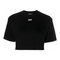 Off-White T-Shirt court 'Logo' pour Femmes