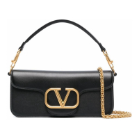 Valentino Garavani Women's 'Locò Signature VLogo Plaque' Top Handle Bag