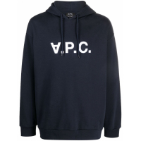 A.P.C. Sweatshirt à capuche  'Milo Logo-Flocked' pour Hommes