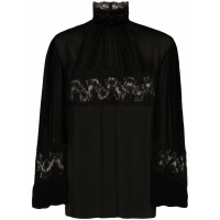 Dolce & Gabbana Women's 'Lace Embellished' Long Sleeve Blouse