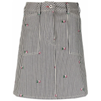 Kenzo Women's 'Striped Floral' Mini Skirt